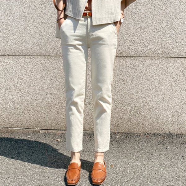 Straight Slim pants(3color)